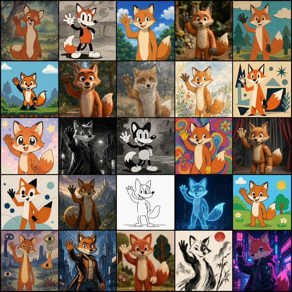 5×5 Style Grid