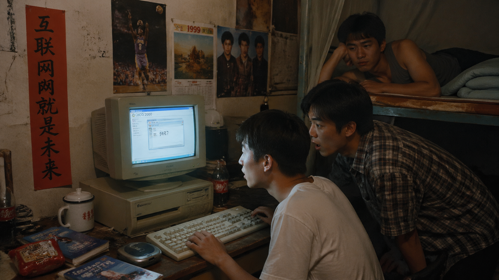1999 · 大学宿舍 OICQ
